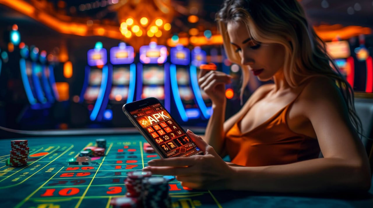Tampilan layar aplikasi mobile petarung slot dengan menu permainan